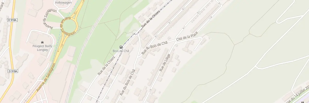 Plan du 100 Rue du Bois de Châ à Herserange