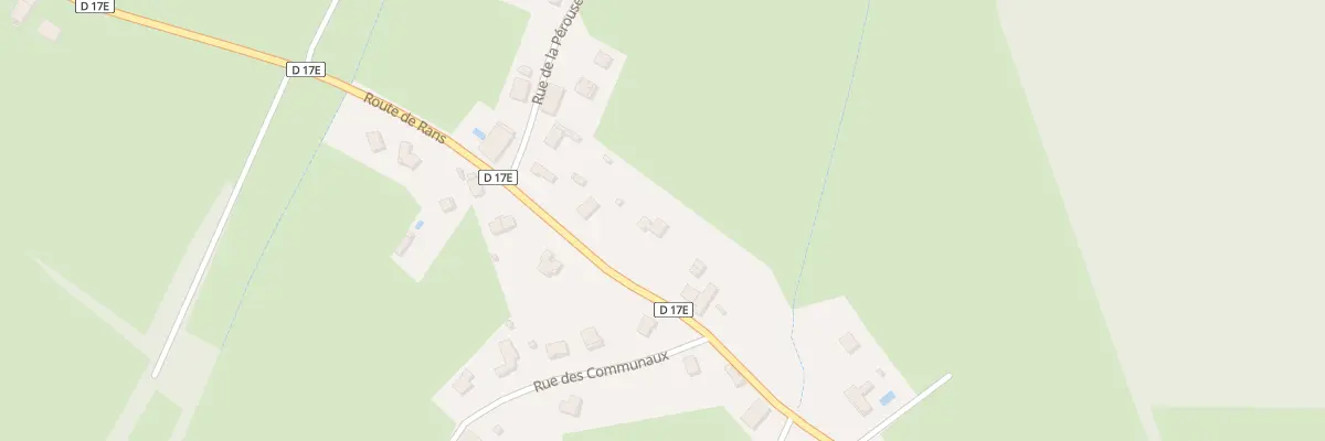 Plan du 5543 Rte de Rans à Arc-et-Senans