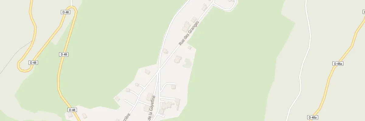 Plan du 54 Rue des Granges à Giron