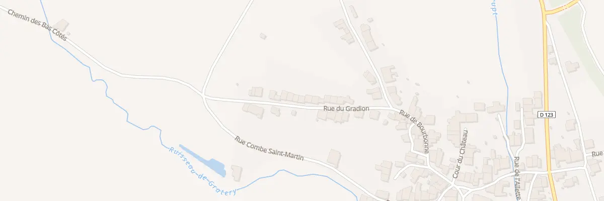 Plan du 14 Rue du Gradion à Voisey