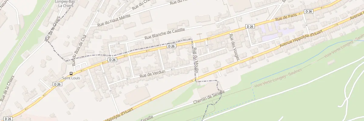 Plan du 21 Rue de Verdun à Longwy
