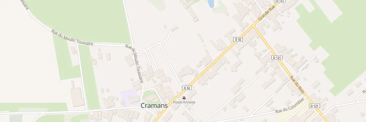 Plan du 46 Grande Rue à Cramans