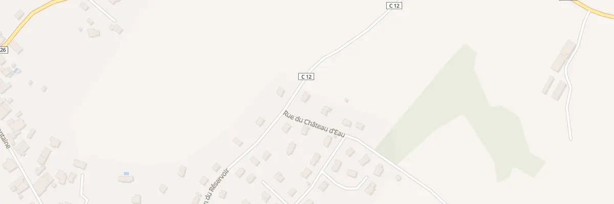 Plan du 14 Che du Réservoir à Évans