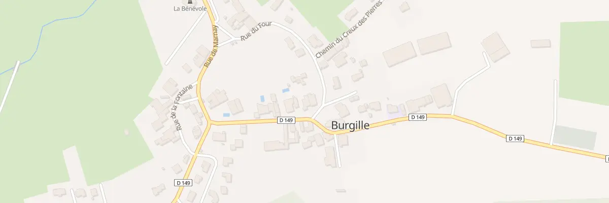 Plan du 1 Pl Georges Deprez à Burgille