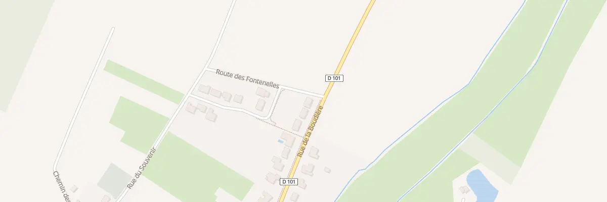 Plan du 51 Rue de la Boudière à Trondes