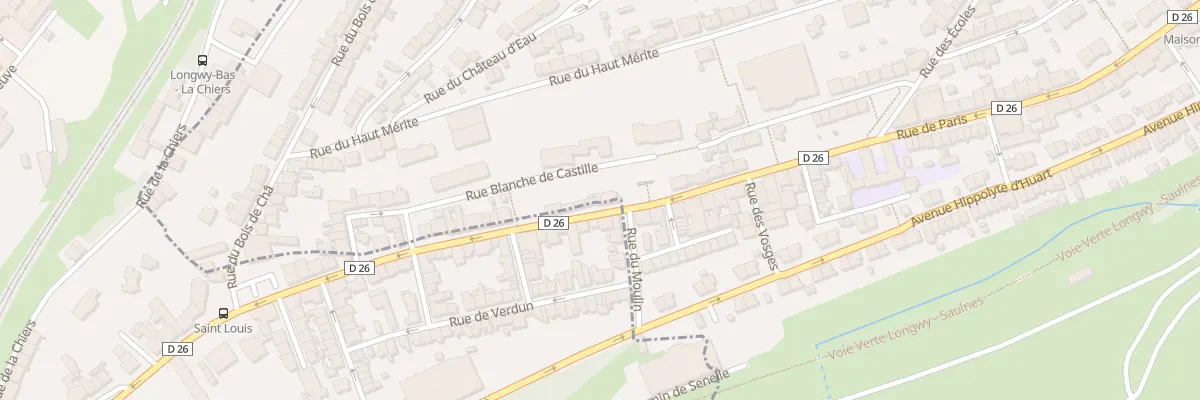 Plan du 33 Rue de Paris à Herserange
