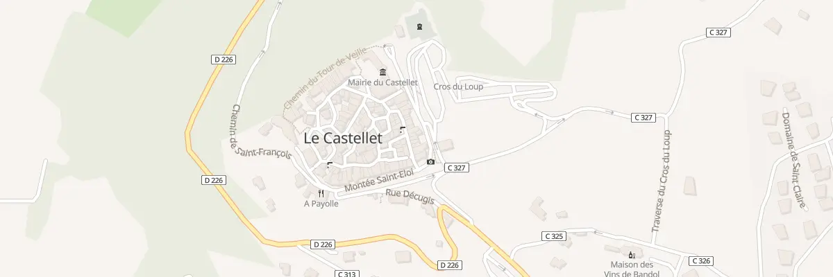 Plan du 21 Rue du Jeu de Paume au Castellet