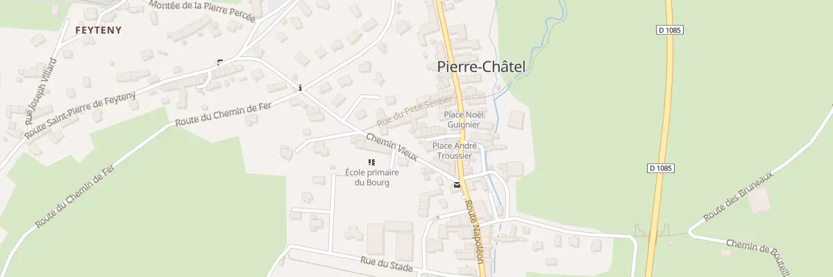 Plan du 10 Imp Evelyne Reymond à Pierre-Châtel