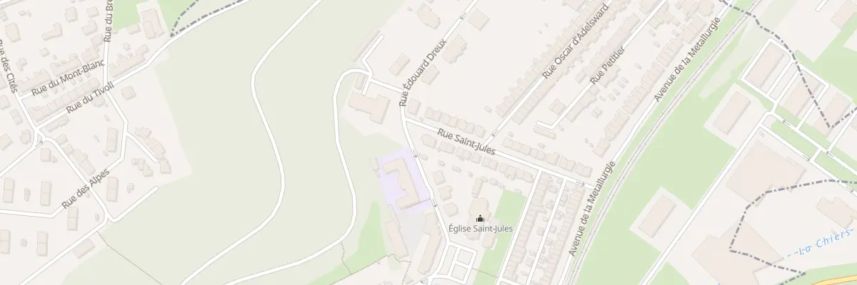 Plan du 23 Rue Saint-jules à Longwy