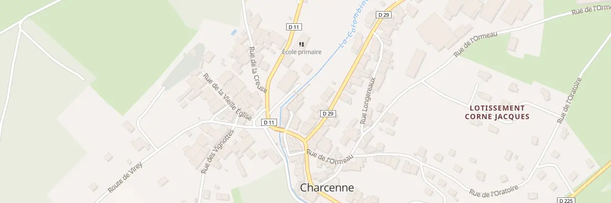 Plan du 4 All des Jardins à Charcenne