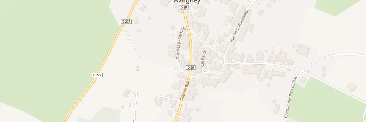 Plan du 6 Rue des Jouvencey à Avrigney-Virey