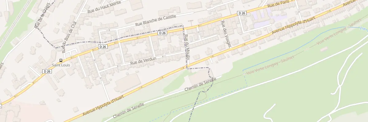 Plan du 42 Rue de Verdun à Longwy