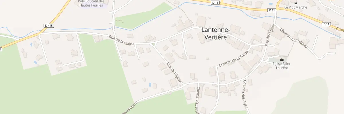 Plan du 26 Rue de l’Eglise à Lantenne-Vertière