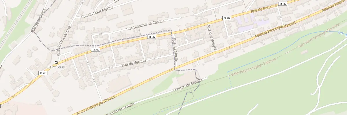 Plan du 44 Rue de Verdun à Longwy