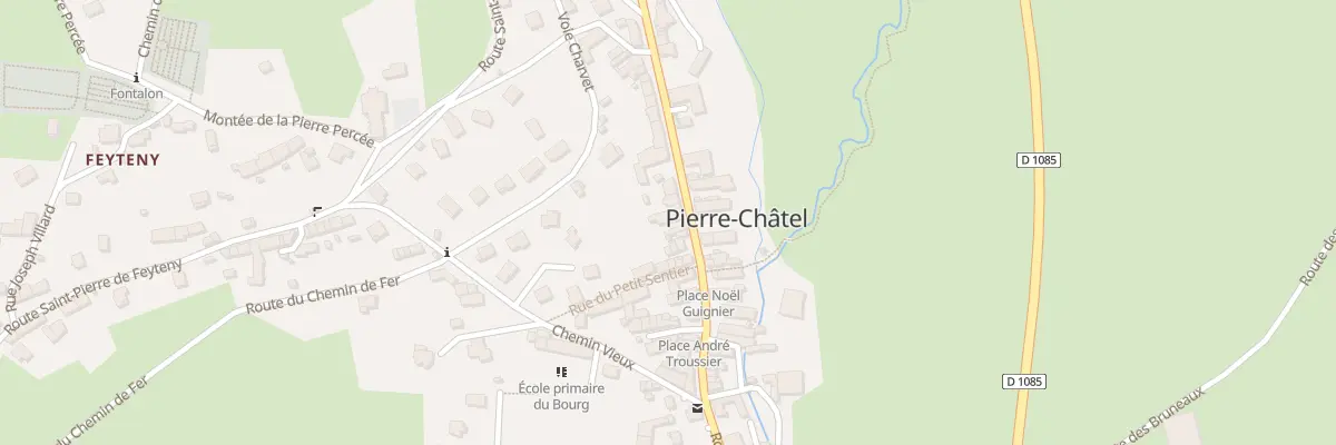 Plan du 79 Rte Napoléon à Pierre-Châtel
