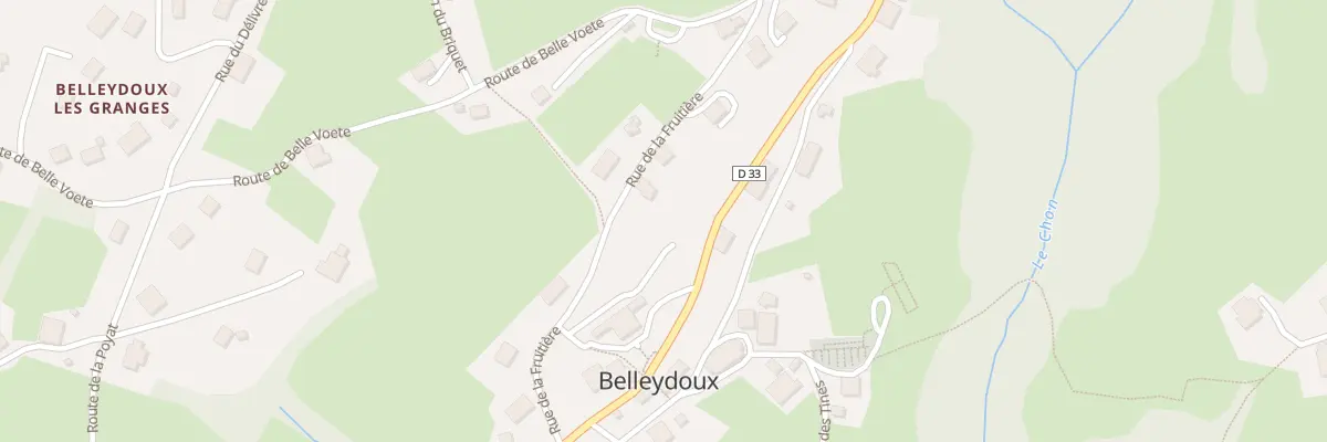Plan du 172 Rue de la Fruitiere à Belleydoux