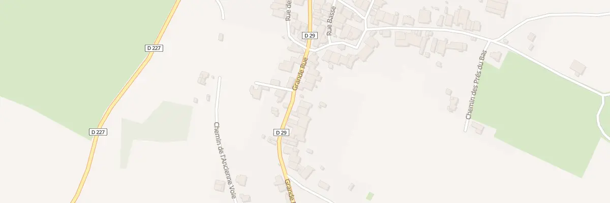 Plan du 20 Gr Grande Rue A Avrigney à Avrigney-Virey