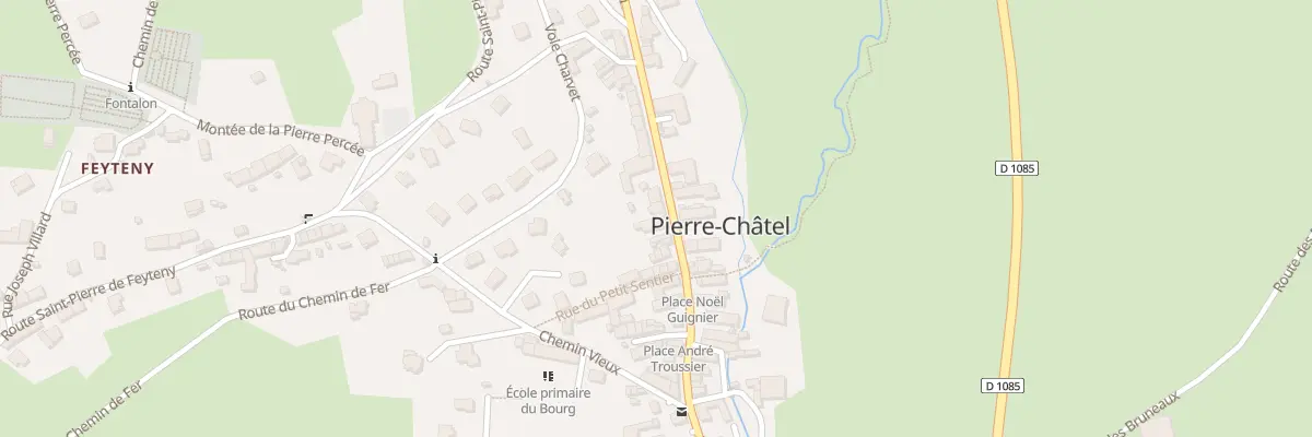 Plan du 81 Rte Napoléon à Pierre-Châtel