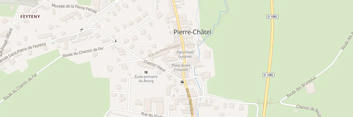 Plan du 2 Imp Evelyne Reymond à Pierre-Châtel