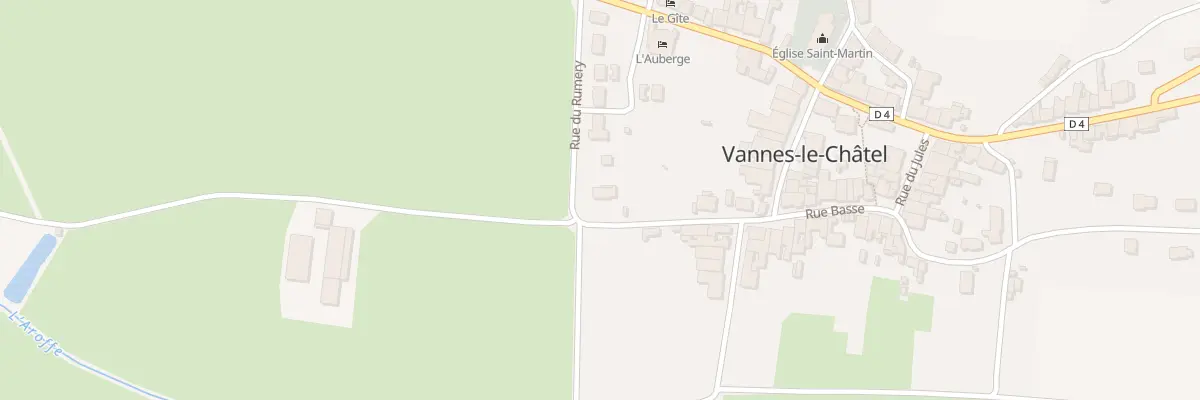 Plan du 3 Rue du Moulin à Vannes-le-Châtel
