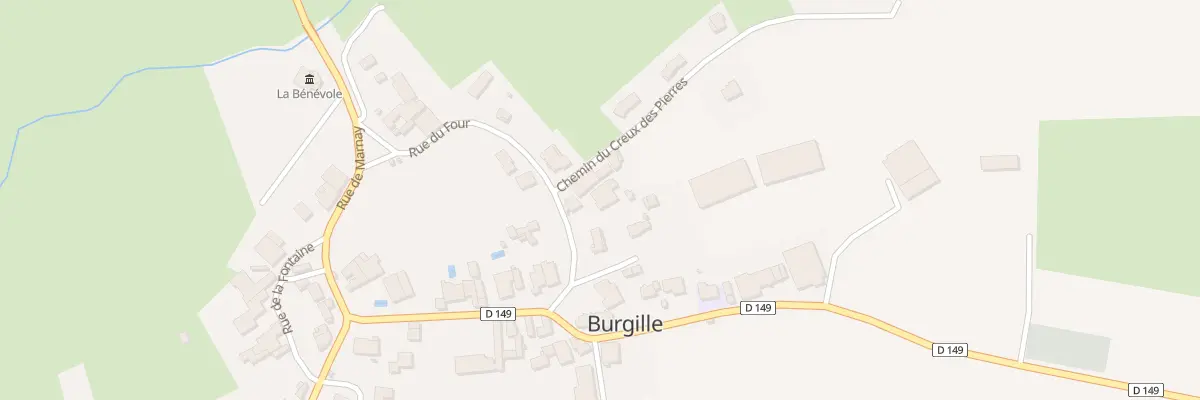 Plan du 6 Rue du Four à Burgille