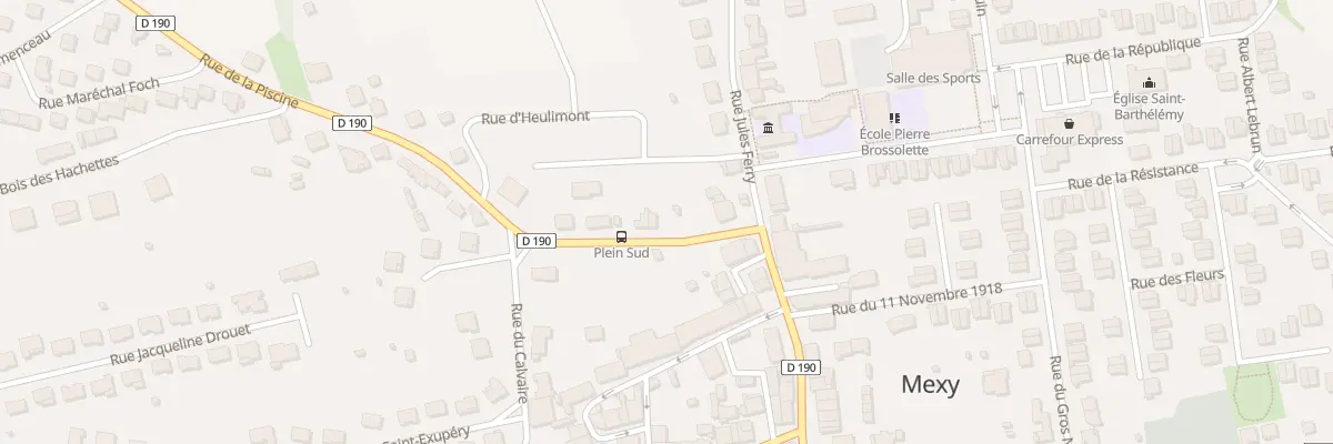 Plan du 4 Rue de la Piscine à Mexy