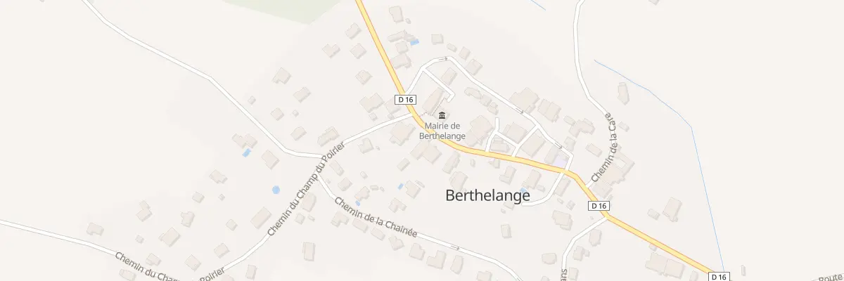 Plan du 33 Rue Principale à Berthelange