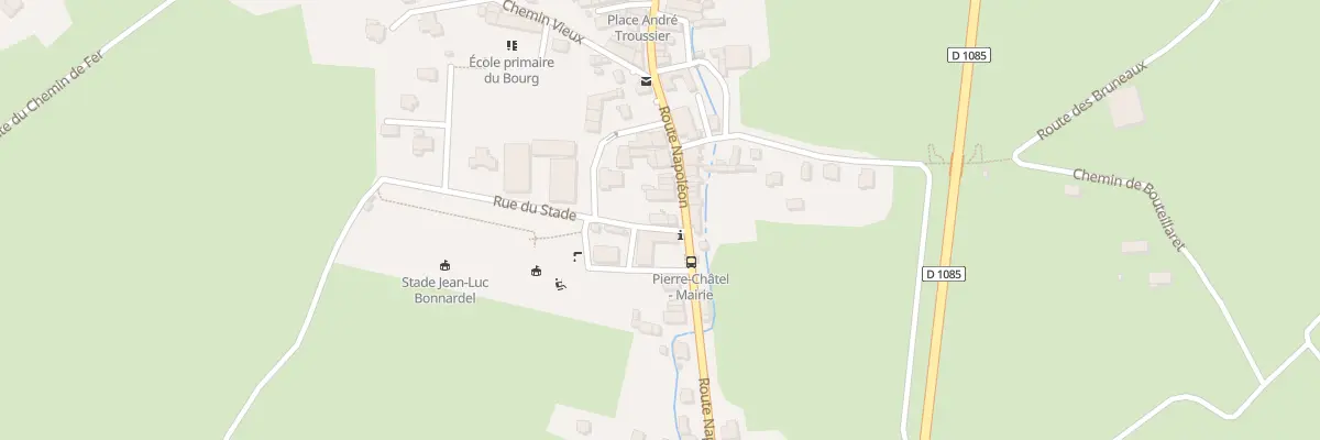 Plan du 2 Rue du Stade à Pierre-Châtel