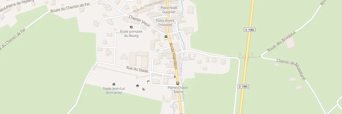 Plan du 51 Rte Napoléon à Pierre-Châtel