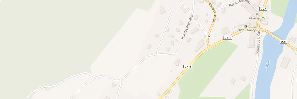 Plan du 14B Rue des Ecouvées à Pont-du-Navoy