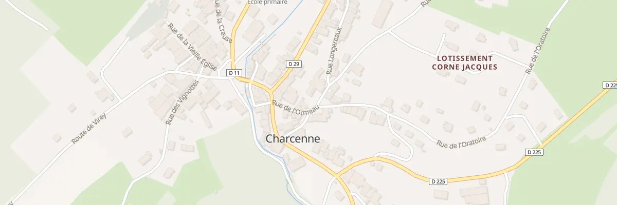 Plan du 6 Rue de l’Ormeau à Charcenne