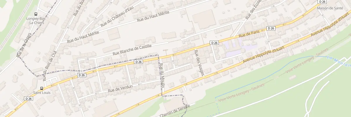 Plan du 8 Rue de Paris à Herserange