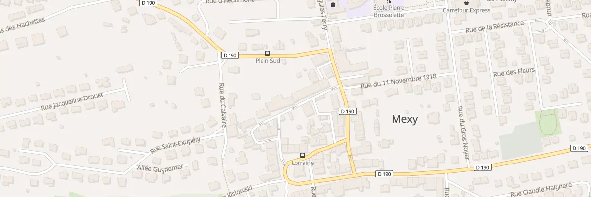 Plan du 21T Rue Pasteur à Mexy