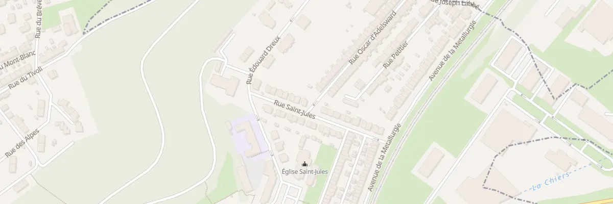 Plan du 22 Rue Saint-jules à Longwy