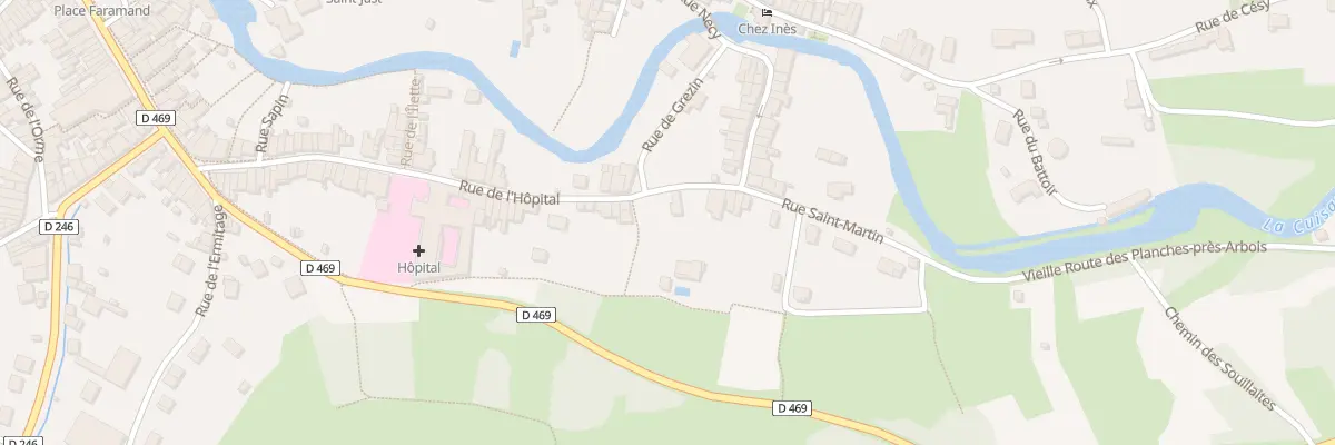 Plan du 5T Rue de l’Hopital à Arbois