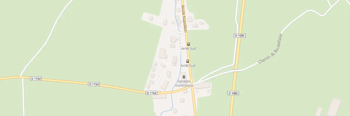 Plan du 15 Rte Napoléon à Pierre-Châtel