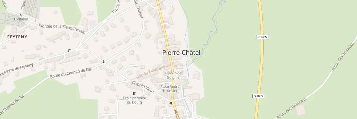 Plan du 62 Rte Napoléon à Pierre-Châtel