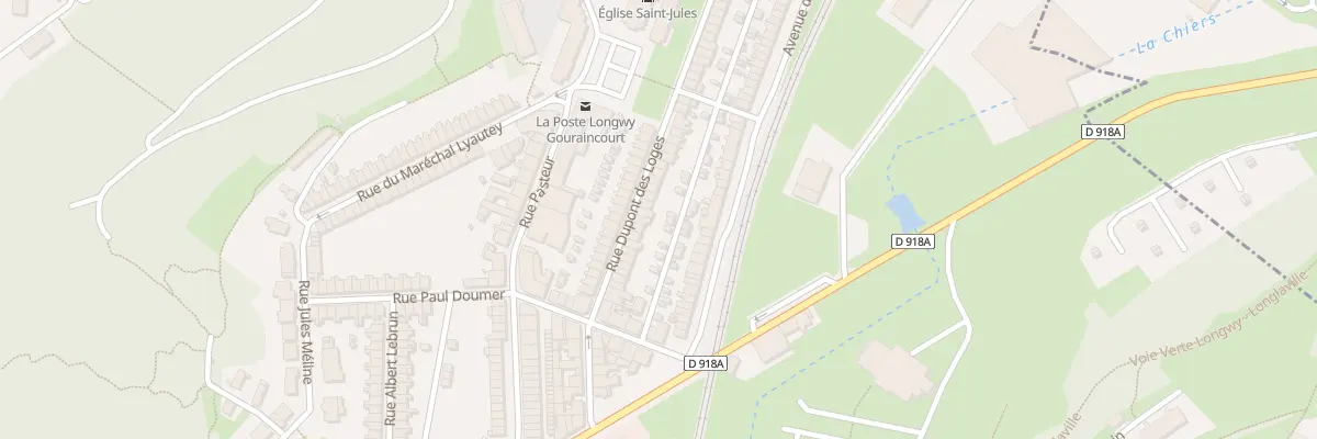 Plan du 26 Rue Dupont des Loges à Longwy
