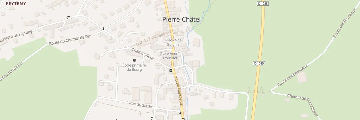 Plan du 1 Rue de l’Abattoir à Pierre-Châtel