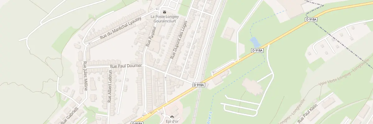Plan du 8 Av de la Métallurgie à Longwy