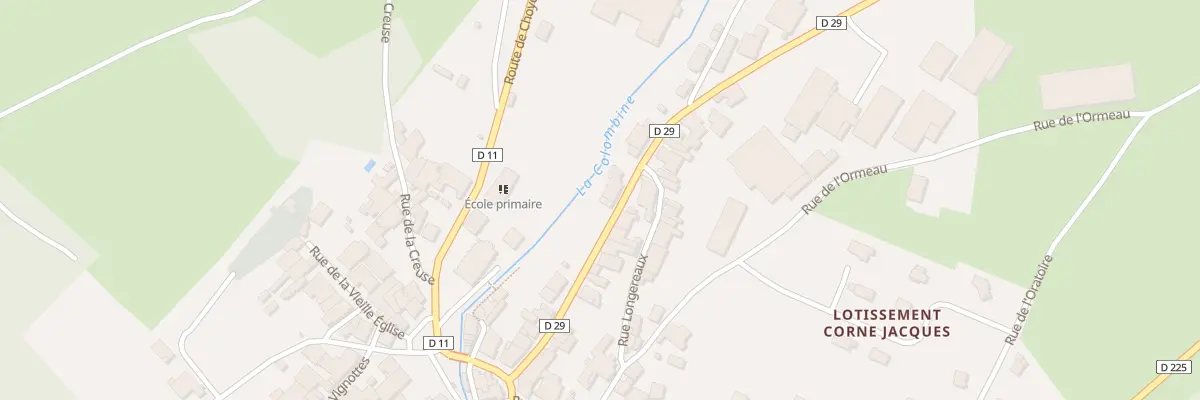 Plan du 15 Gr Grande Rue à Charcenne