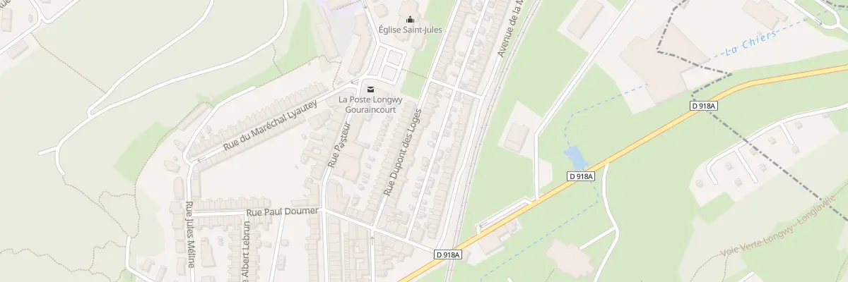 Plan du 34 Rue Dupont des Loges à Longwy