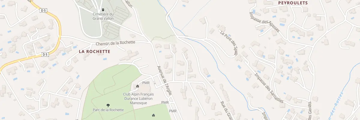 Plan du 7 Rue Joachim Bernard à Manosque