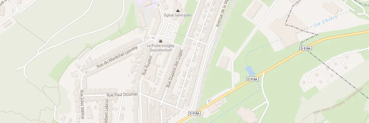 Plan du 36 Rue Dupont des Loges à Longwy
