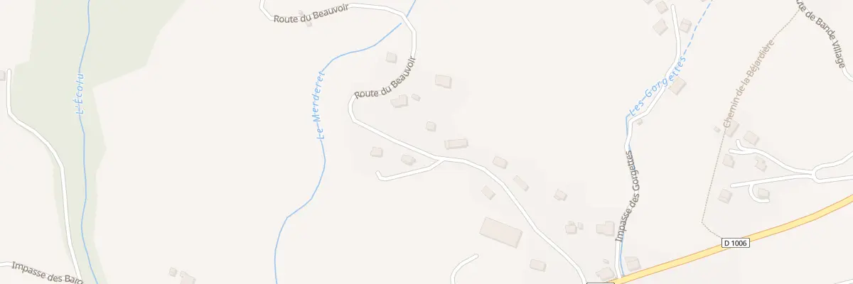 Plan du 250 Rte du Beauvoir à Saint-Christophe