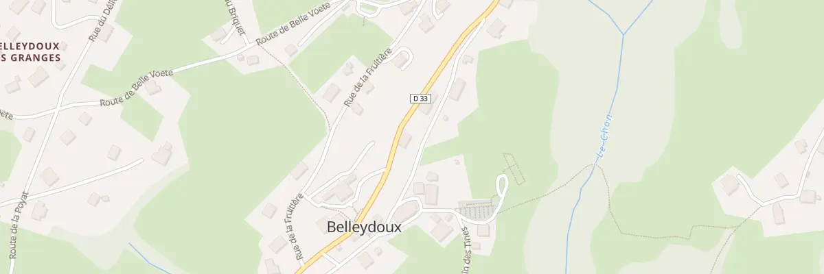Plan du 367 Rte de la Fauconniere à Belleydoux