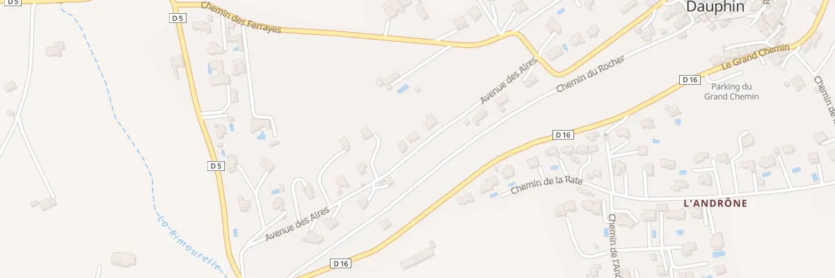 Plan du 5033A Les Aires à Dauphin