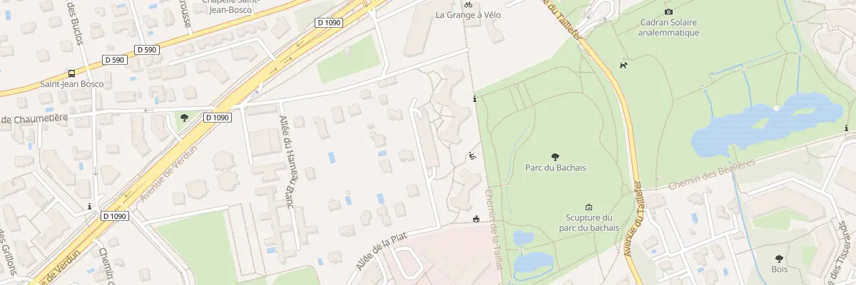 Plan du 1 All de la Piat à Meylan