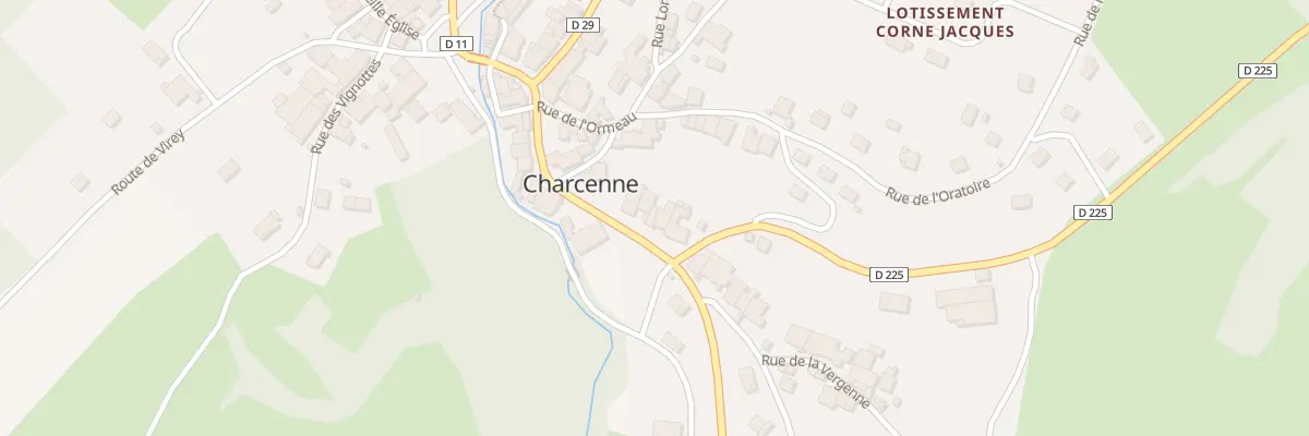 Plan du 9 Rte d’Avrigney à Charcenne