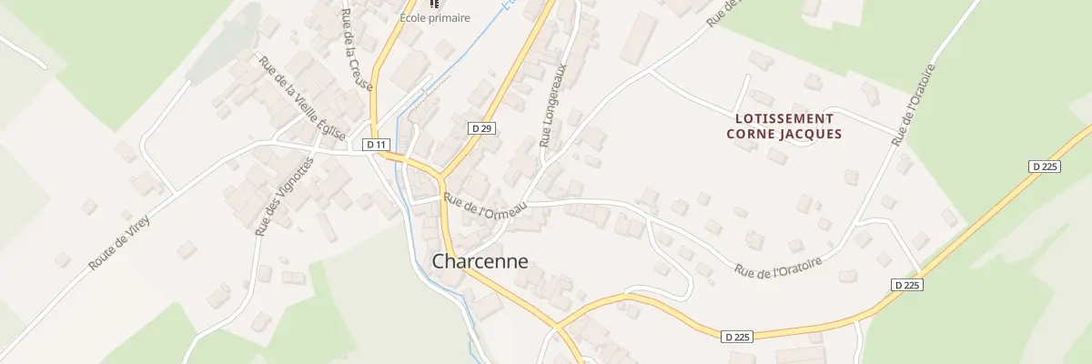 Plan du 10 Rue de l’Ormeau à Charcenne